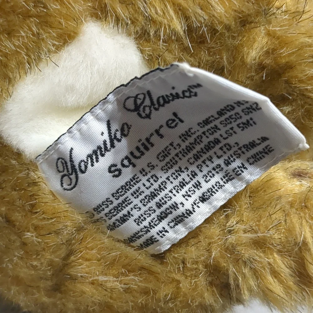 Russ Berrie Yomiko Classics Squirrel Plush Realistic Stuffed Animal Toy 8” - Picture 7 of 9